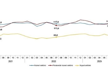 İnanç endeksi hizmet, perakende ticaret ve inşaat kesimlerinde düştü