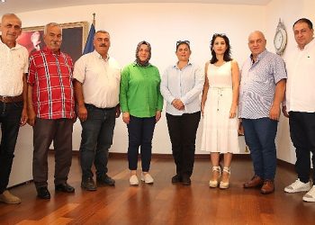 İncirliova’nın CHP ve DÜZGÜN Parti’li Belediye Meclis Üyeleri Lider Çerçioğlu’nu ziyaret etti