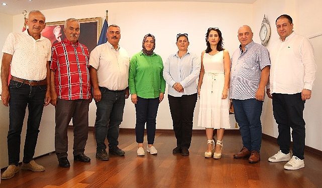 İncirliova’nın CHP ve DÜZGÜN Parti’li Belediye Meclis Üyeleri Lider Çerçioğlu’nu ziyaret etti