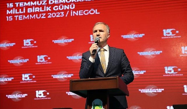 İnegöl’de 15 Temmuz Şehitleri Anıldı, Milletin Zaferi Kutlandı