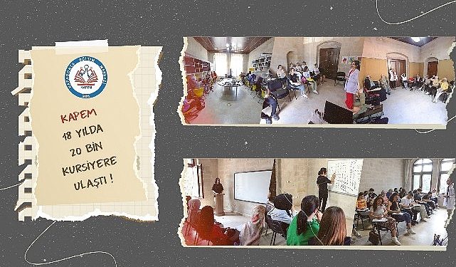 KAPEM’den 20 bin şahsa fiyatsız Mesleksel ve Ferdî Gelişim Kursu
