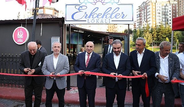 Keçiören’de erkekler lokali hizmete başladı