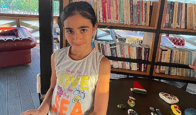 Keçiörenli bayanlar taş boyamayı öğrendiler