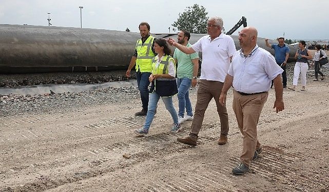 Kocaeli Büyükşehir’in etraf çalışmaları okul üzere