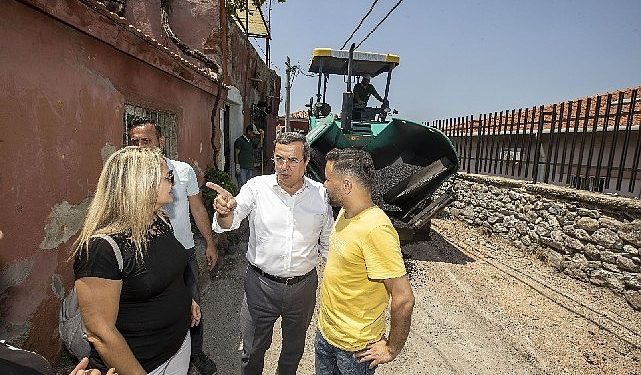 Konak’ın yollarına 4 buçuk yılda 50 bin ton asfalt