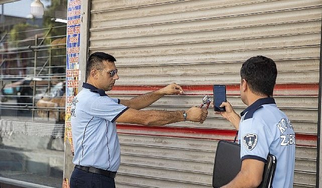 Konak’ta kaçak işyerine geçit yok