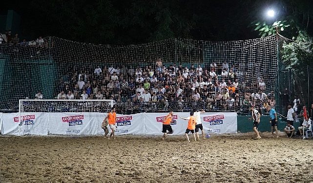 Kum futbol turnuvasında nefes kesen final 