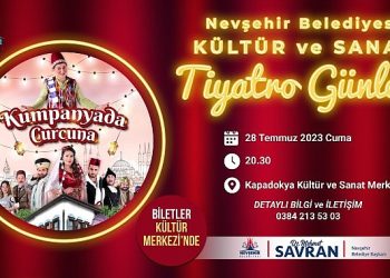 “Kumpanyada Curcuna” isimli tiyatro oyunu için biletler Kültür Merkezi’nde