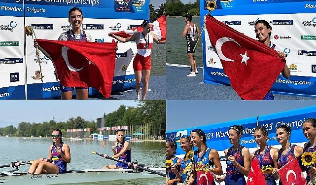 Kürekte bayanlardan büyük başarı 