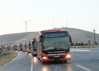 Lider Altay: “Alımını Yaptığımız 50 Doğal Gazlı ve Hibrit Otobüsün 8’i Daha Kentimize Geldi”