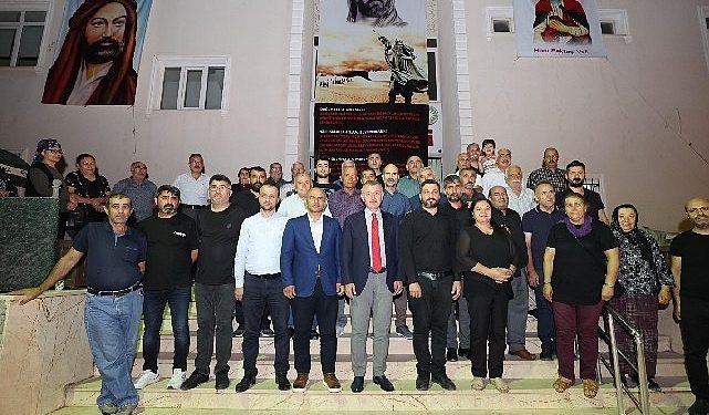 Lider Büyükakın, Körfez Cemevi’nde Muharrem ayı orucuna katıldı