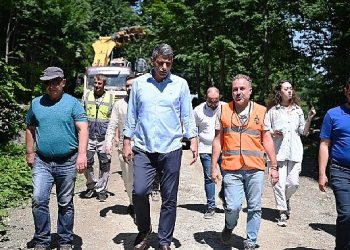 Lider Kocaman teleferik projesini inceledi 