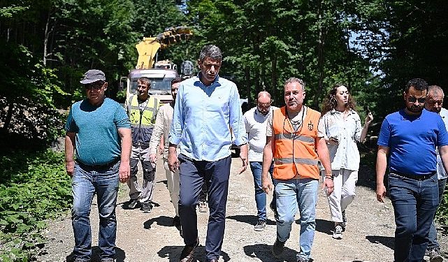Lider Kocaman teleferik projesini inceledi 