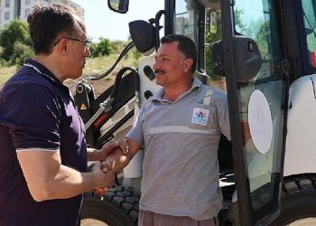 Lider Savran çalışma alanlarında incelemelerde bulundu 