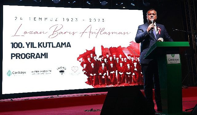 Lozan zaferinin 100. yılı Çankaya’da kutlandı