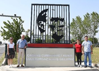 Lüleburgaz’da 100’üncü yıla özel kent girişi