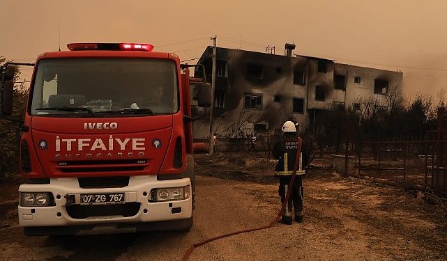 Manavgat Ahmetler sakinlerine yangınla çaba eğitimi verildi