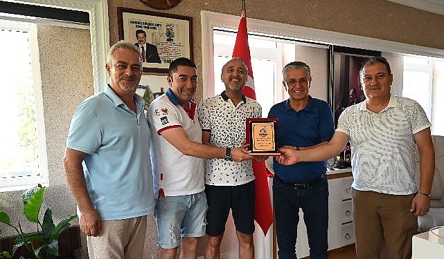 Masterler Turnuvası öncesinde Lider Topaloğlu’na ziyaret