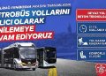 Metrobüs yolunu kalıcı olarak yenilemeye devam ediyoruz