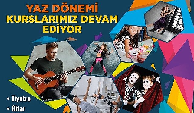 Narlıdere’nin Kültür Sanat Kursları yazın da devam ediyor