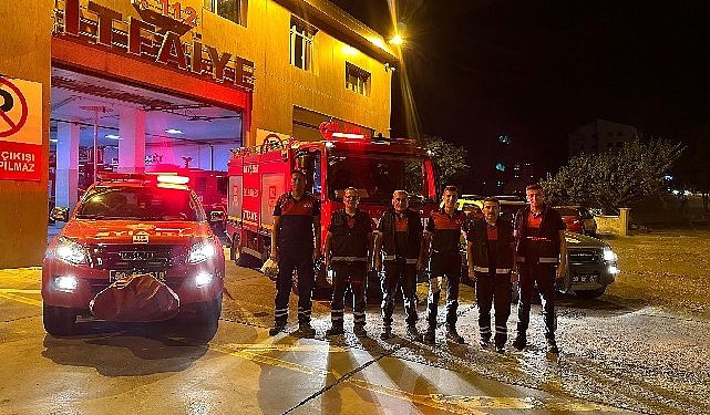Nevşehir Belediyesi itfaiye takımları kemer’e gitti