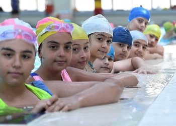 Osmangazi havuzları cıvıl cıvıl