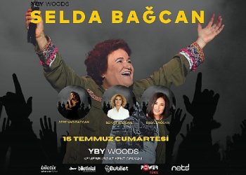 Selda Bağcan, Birinci Kere Sanatçı Yeğenleri ve Musa Göçmen Senfoni Orkestrası ile YBY Woods Sahnesinde Bir Ortada