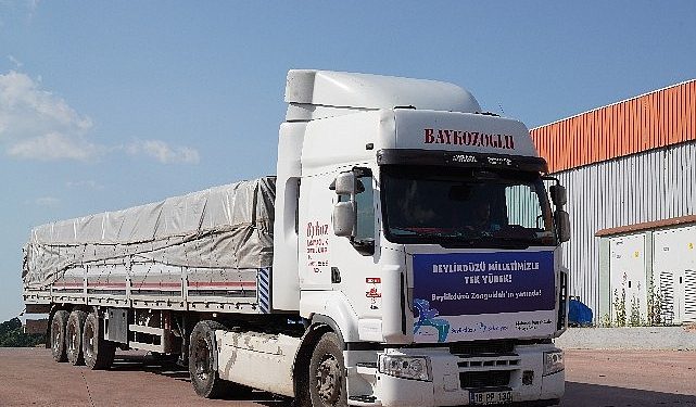 Selin vurduğu Zonguldak’a Beylikdüzü’nden yardım