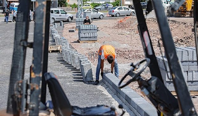 Stadyum yanı üst geçit ve irtibat yolunda son rötuşlar