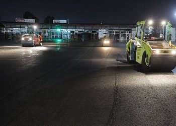 Toptancılar Zerzevat Hali’nin asfaltı yenilendi