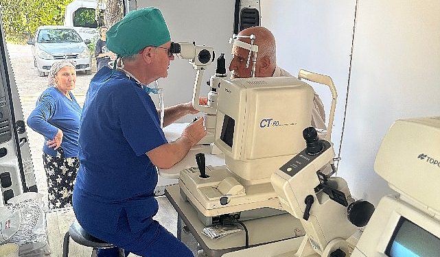 Türk Oftalmoloji Derneği’nin gezici göz muayene aracı Hatay’da