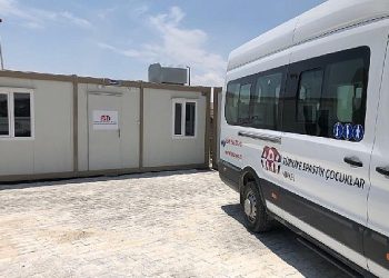 Türkiye Spastik Çocuklar Vakfı’nın sarsıntı bölgesindeki üçüncü hizmet ünitesi hizmete başladı