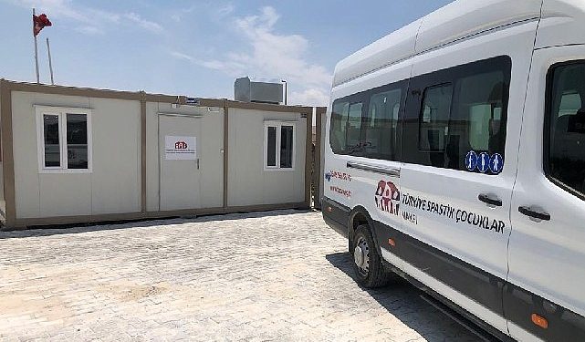 Türkiye Spastik Çocuklar Vakfı’nın sarsıntı bölgesindeki üçüncü hizmet ünitesi hizmete başladı