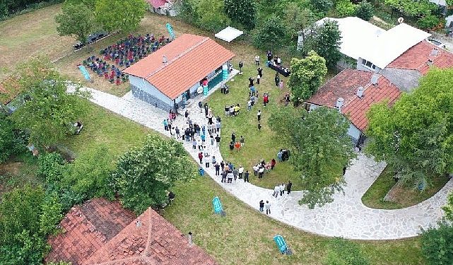 Üçpınar’daki eski köy okulu konuk konutu oldu