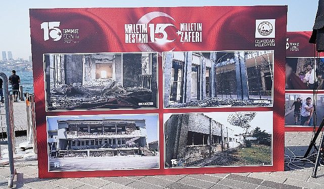 Üsküdar Meydanında 15 Temmuz Demokrasi ve Ulusal Birlik Günü Standı düzenlendi