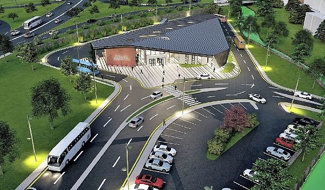 Yeni Gölcük terminal binası son hız devam