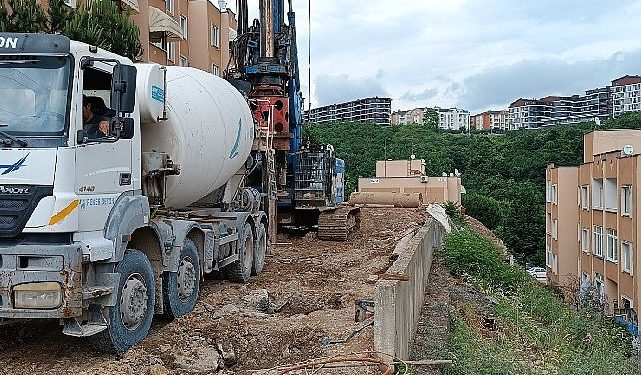 Yuvam Akarca’da 86 adet fore kazık çakıldı