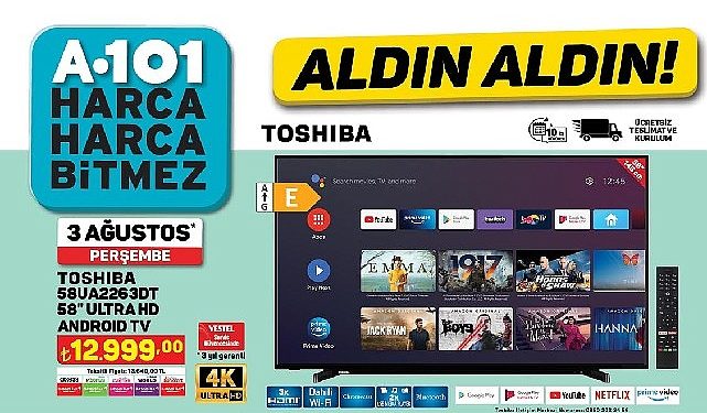 A101 Ağustos Ayını İki Tekerlekli Elektrikli Mopedle ve Birbirinden Kaliteli Teknolojik Eserlerle Karşılıyor