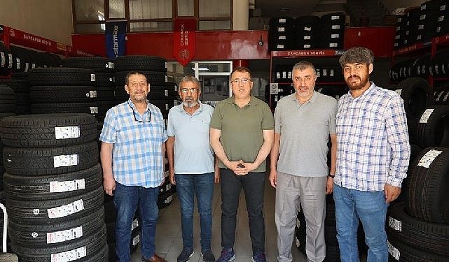 AK Parti Milletvekili Özgün ve Belediye Lideri Savran esnaf ziyaretlerinde bulundu