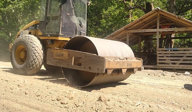 Alanya Taşatan küme yolunda bakım tamirat