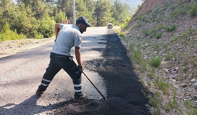 Alanya’da yayla yollarına bakım tamirat