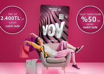 Alternatif Bank VOV Kart ile müşterilerine, yıllık 2 bin 400 TL’ye kadar nakit iade imkanı sunuyor