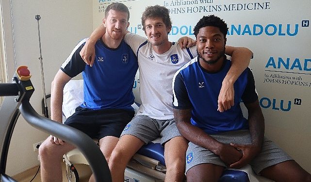 Anadolu Efesli 3 oyuncu sıhhat denetiminden geçti