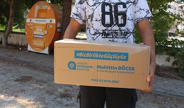 Antalya Büyükşehir’in glutensiz besin yardımı sürüyor