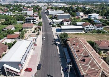 Başiskele Kullar Caddesi asfaltlandı
