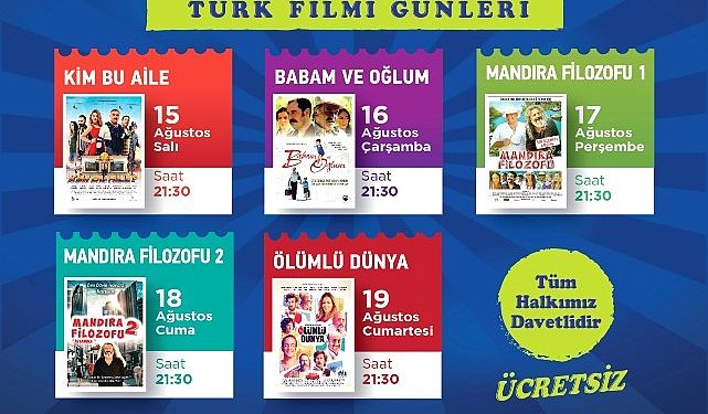 Bergama Belediyesi “Yazlık Sinema Günleri” Başlıyor