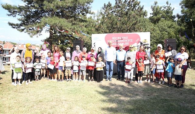 “Biz Bu Yaz Kütüphanedeyiz” iştirakçilerine renkli final