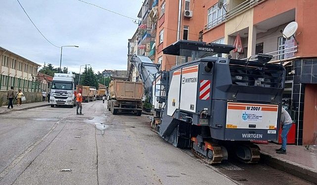 Cedit Mahallesi Bostanlar Sokak asfaltlandı