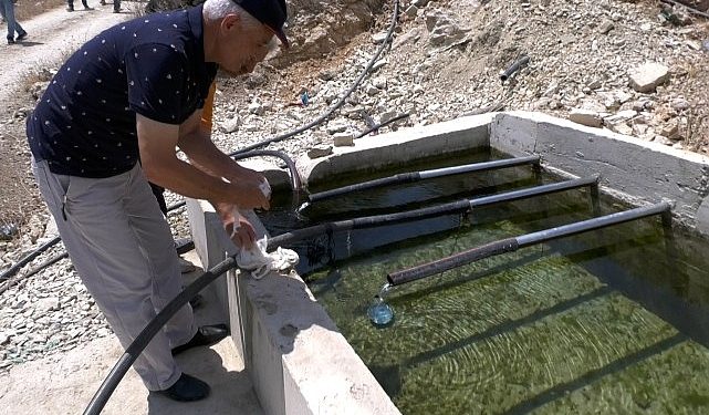 Celil ve Üçoluk yaylaları suya kavuşuyor