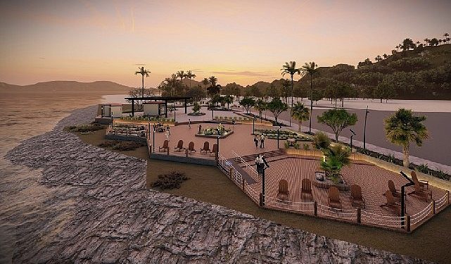 Çiftlikköy’e yeni kıyı düzenlemesi ve güneşlenme terasları geliyor